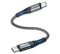 Kalanka-Usb C To Usb C Cable Short 30cm, Type C Charger 240w Fast Charge Pd 3.1 Type C Cable 100w For Iphone 15/15 Pro Max, Samsung Galaxy S23/S22, Pad Pro, Air, Huawei P40/Mate 60, Pixel