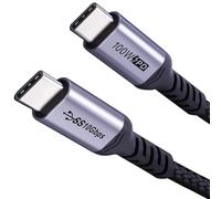 KALANKA-USB C to USB C Cable Short 50cm 2 Pack 3.1 Gen 2 10Gbps 100W 4K USB C Fast Charging Cable for High Speed Video Data Transmission Compatible Samsung Galaxy Display
