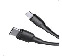 KALANKA-USB C to USB-C to USB C to USB-C Cable 60W PD 3A TPE Fast Charging Cable USB Type-C 1.20M/3.93ft Black Charger Cable 480Mbps Type C TPE for Galaxy S21 S20 / Pixel 7