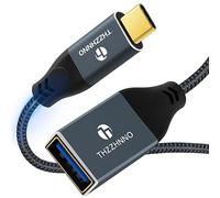 KALANKA-USB C to USB Female Cable 10Gbps USB Type C Male to USB 3.0 Type A Female Cable, Compatible with MacBook Pro, LG G6 G5 V20