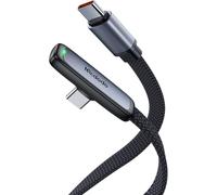 KALANKA-USB C USB C Charging Cable 1.2M PD 3.0 PPS USB-C Cable 90 Degree 5A/20V Compatible with iPhone 15 Pro Max, M2 MacBook Pro/Air iPad Pro 2021 iPad Air 5 Galaxy