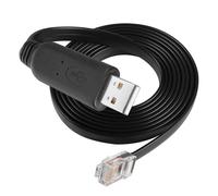 KALANKA-USB Console Cable 1.8M USB 2.0 to RJ45 Male Flat Serial Cable Compatible with Cisco Router Switch Mac OS Windows Linux System
