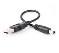 KALANKA-USB to USB Barrel to DC 5V Angled Power Cable 5.5mm/2.1mm (Right Direction)