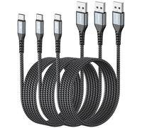 Kalanka-Usb To Usb C Cable, 3 Pieces 2m 3a Usb C Cable Fast Charging, Usb Type C Cable Compatible With Iphone 16/15 Series, Galaxy S23/S22/S21, Google Pixel 8/8 Pro, Usb C Devices