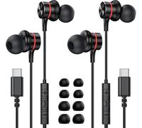 KALANKA-USB Type C Écouteurs USB Type C Écouteurs Filaires avec Microphone pour Apple IPhone16 15 15 Pro Max, Samsung Galaxy S23 S24 Fe Ultra, Google Pixel 9 8 (2pack)