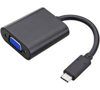 KALANKA-USB Type C (Thunderbolt 3) vers VGA Adaptateur mâle vers Femelle 1080p HDTV HDMI Compatible avec MacBook 2019-2016/ PC Laptop NotebookProjecteurs Moniteurs Laptop/iPhone 16 15 (Noir)
