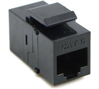 KALANKA-UTP CAT6 Keystone Coupleur RJ45 femelle vers femelle UTP CAT6 Keystone Coupleur en ligne Noir