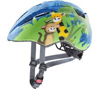 Kalanka-Uvex Kid 2 Cc - Casque De Vélo Léger Pour Enfants - Réglage De La Taille Individuel - À Compléter Avec Un Éclairage Led - Jungle - 46-52 Cm