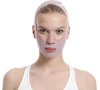 Kalanka-V Line Lifting Mask,Mascarillas Reutilizables En V,Se Puede Llevar En Casa Durante El Día O Dormir Por La Noche,Púrpura