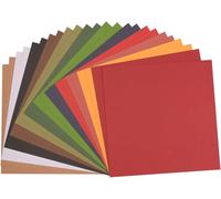 Kalanka-Vaessen Creative Florence Papier Cartonné, Couleurs Noël, 216g, 30.5 X 30.5 Cm, 24 Feuilles, Surface Texturée, Pour Peindre, Scrapbooking Et Plus