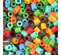 KALANKA-Vaessen Creative Kit Perles à Repasser de 5 mm - 6000 Pcs en 10 Couleurs Naturelles - pour Bijoux, Décorations, DIY et Loisirs Créatifs