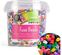 KALANKA-Vaessen Creative Kit Perles à Repasser de 5 mm - 6000 Pcs en 10 Couleurs Primaires - pour Bijoux, Décorations, DIY et Loisirs Créatifs