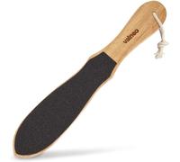 KALANKA-VALNEO Rape Pieds pour Peau Sèche ou Rèche - Lime Grain Fin & Gros en Caoutchouc- Rapeuse Pédicure en Bois pour Pied pour Éliminer Callosités ou Verrues - Rappe Manuelle