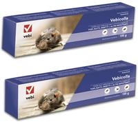 KALANKA-VEBI Vebicolle pour souris 2 tubes 135 g,Colle pour souris Vebicolle 2 tubes,2x135 g Pièges pour souris non toxiques,Piège pour souris inodore,Leurre pour souris inadhésive,Piège à souris sou