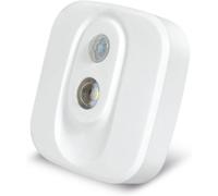 Kalanka-Veilleuse Avec Détecteur De Mouvement Pir Led Flc-02 3 X Aaa, 4000 K (Lampe De Nuit Pour Chambre D'enfant, Blanc), Capteur De Lumière Marche/Arrêt Automatique Pour Armoire, Couloir, Escaliers