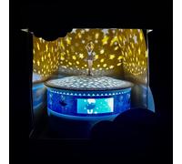 Kalanka-- Veilleuse - Projecteur D'etoiles Ballerine 14 Cm - Musical - Détection Des Pleurs - Rechargeable Usb