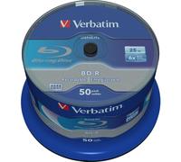 KALANKA-VERBATIM BD-R SL Datalife 25gb 6X 50pack, Multicolore