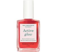 Kalanka-Vernis ¿¿ Ongles Soin Reparateur Active Glow Raspberry (Rose) Bio-Sourc¿¿: Amande Douce, Framboise, Vernis A Ongle Nourrissant & Brillant, Vernis Transparent Effet Ros¿¿ - Vernis Nude
