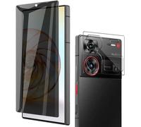 Kalanka-Verre Trempé Anti-Espion Pour Zte Nubia Z60 Ultra,Film Anti-Espion 1 Pièces + Caméra Arrière Protecteur 1 Pièces,Anti-Rayures,Sans Bulles Pour Zte Nubia Z60 Ultra Protection Décran