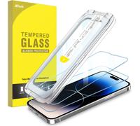 Kalanka-Verre Trempé Pour Iphone 14 Pro Max 6,7 Pouces, Une Touche Installation, Film Protection Écran, Couverture Complète, Kits D'outils D'alignement Automatique, Hd Clair, Lot De 2