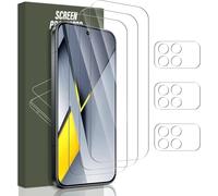 KALANKA-Verre Trempé pour Xiaomi Poco F8 Pro Protection écran [3 Pièces] et Caméra Arrière Protecteur [3 Pièces], Transparent HD/Sans Bulles, Protection écran pour Xiaomi Poco F8 Pro