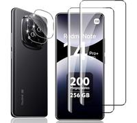 KALANKA-Verre Trempé pour Xiaomi Redmi Note 14 Pro Plus 5G, 2 Pièces Protection écran Film avec 2 Pièces Caméra Arrière Protecteur, Dureté 9H Film Objectif Ultra HD Vitre Trempé