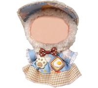 KALANKA-Vêtements de poupée 17 cm Compatible avec Labubu, vêtements en Peluche pour 17 cm Poupées avec Un Chapeau et Une Robe pour Les Meilleurs Cadeaux (poupée en Peluche Non Incluse)