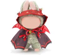 KALANKA-Vêtements Poupée en Peluche, Adorable Ensemble Petits Diables Rouges et Marron Foncé Accessoires Amusants pour Poupée Convient pour Jouer s'Habiller et Exposer