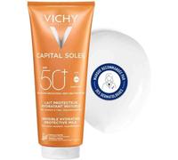 Kalanka-Vichy, Capital Soleil, Lait Solaire Hydratant Spf50+, Visage Et Corps, Résiste À L'eau, Protection Très Large Spectre Uva Et Uvb, Tous Types De Peau, 300 Ml