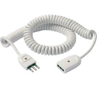 Kalanka-Vimar 0p32352.B Prolongateur 5 M, Câble 3g0,75 Mm2 H05vvh8-F, Fiche 2p+T 10 A 250 V Standard Italien S11, Prise Sicury 2p+T 10 A 250 V Standard Italien P11, Blanc