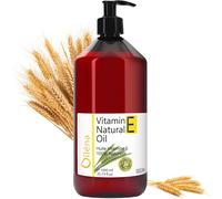 Kalanka-- Vitamine E Huile 1000ml Anti Age Et Hydratant Visage Démaquillant Waterproof Soin Cheveux Et Ongles Réparatrice Mains, Or, 1000 Ml