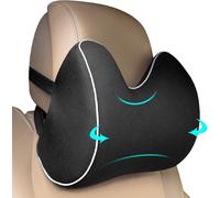 Kalanka-Voiture Oreillers De Cou, Coussin Appui-Tête Repose-Tête Cervical Pour La Tête Reposent Soutien De Cou Les Sièges De Conduite Passager Voyage, Noir