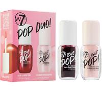 Kalanka-W7 Coffret Cadeau De Maquillage Pop Duo ¿ Teinte Love Pop Pour Les Lèvres Et Les Joues + Surligneur Liquide Light Pop ¿ Couleur À Construire Juicy Tint & Glow ¿ 2 X 5 Ml