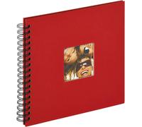 Kalanka-Walther Album Photo Design Rouge 26 X 25 Cm Album Spirale Avec Découpe De Couverture, Fun Sa-108-R