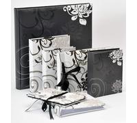 Kalanka-Walther Design Album Photo Noir 400 Photos 10x15 Cm Album À Enfiler Grindy Ea-201-B