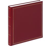 Kalanka-Walther Design Album Photo Rouge 34 X 33 Cm Simili Cuir Gaufré, Monza Fa-260-R
