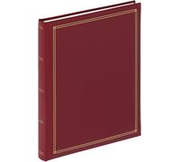 Kalanka-Walther Design Album Photo Rouge Album Autocollantalbum Autocollant Autocollant En Similicuir Avec Gaufrage, Monza Sk-124-R