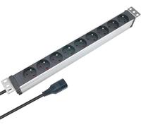 KALANKA-WAYTEX 37320 Bandeau alu 9 Prises 19'' Cordon 1.80m, fiche C14, Fixations orientables