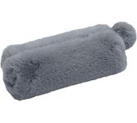 Kalanka-Wedo ¿ 24274009 ¿ Trousse « Moelleuse » ¿ Avec Boule De Fourrure ¿ Peluche En Polyester Gris-Bleu