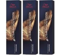 Kalanka-Wella Koleston Perfect Me+ - 6/0 - Lot De 3 Flacons De Crème Colorante - 60 Ml - Blond Foncé