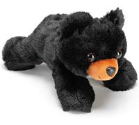 KALANKA-Wild Republic - 16227 - Peluche - Hug'ems - Ours - 18 cm - Noir
