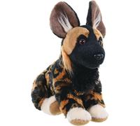 KALANKA-Wild Republic Cuddlekins Mini Chien Sauvage d'Afrique, Animal en Peluche, 20 cm, Cadeau pour Bébés, Peluche Écologique, Rembourrage Fabriqué à Partir de Bouteilles d`Eau Recyclées