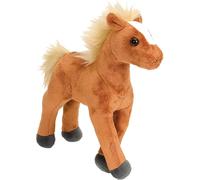 KALANKA-Wild Republic Cuddlekins Mini Poulain Brun Debout, Animal en Peluche, 20 cm, Cadeau pour Bébés, Peluche Écologique, Rembourrage Fabriqué à Partir de Bouteilles d`Eau Recyclées