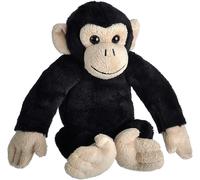 KALANKA-Wild Republic Wild Calls Chimpanzé, Cris Authentiques d¿Animaux, Peluche Jouet, 20 cm, Cadeau de Naissance, Peluche Sonore, Rembourrage Fabriqué à Partir de Bouteilles d¿Eau Recyclées