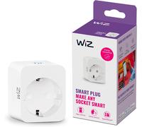 KALANKA-WIZ Smart Plug, Blanc, Connexion WI-Fi, Contrôle possible par la voix ou par l'application WIZ, Prise connectée idéal pour contrôler vos lampes et appareils non-connectés