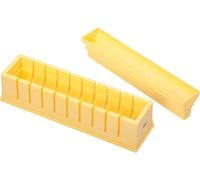 KALANKA-World of Flavours - Kit de Fabrication de Sushis, Livret de Recettes Inclus, Coffret Cadeau, Jaune, 23 x 6 x 7 cm