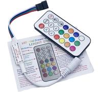 KALANKA-WS2815 WS2813 Contrôleur de lampes LED RF 21 touches Télécommande sans fil 350 + effet rêve 4 broches SM JST RGB IC LED DC 5-24 V (4 broches pour WS2813 WS2815)