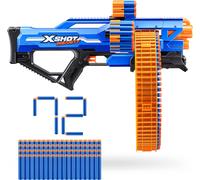 KALANKA-X-Shot Insanity Mad Mega Barrel par ZURU avec 138 fléchettes, fléchettes Air Pocket Technology et Stockage de fléchettes