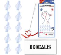 Kalanka-[X10 Embouts] Pour Mouche Bebe Et Seringue Nasale Bébé [Normes Nf] Avec Trousse Rangement - Idéal Soin Et Hygiène Nez Enfant Et Nourrisson
