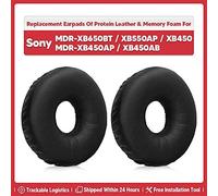 KALANKA-XB650BT Coussinets de rechange en cuir protéiné et mousse à mémoire de forme pour casque Sony MDR-XB550AP MDR-XB450AP MDR-XB650BT MDR-XB450 MDR XB550AP XB450AP XB650BT XB450